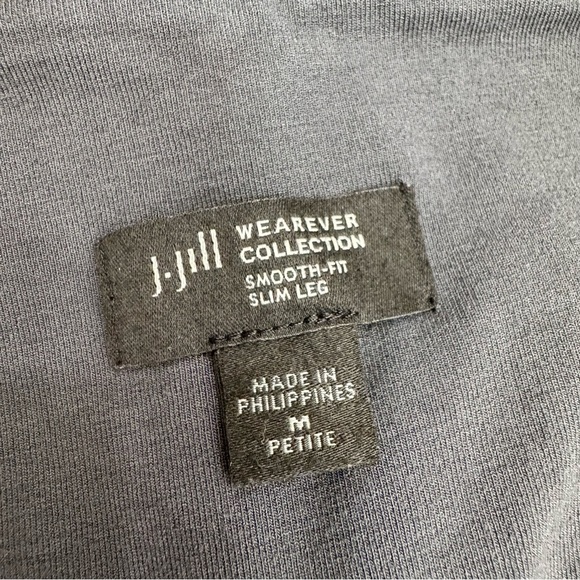 J.Jill Wearever collection smooth fit slim leg gray legging pants pull on Sz M p - Picture 5 of 5